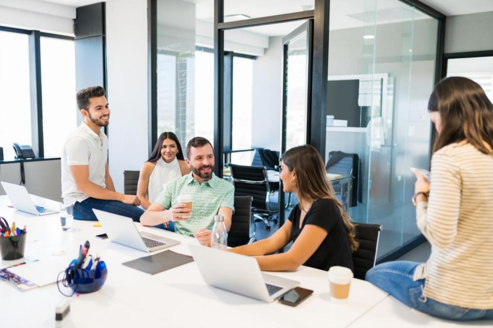Sesión de formación financiera para equipos empresariales